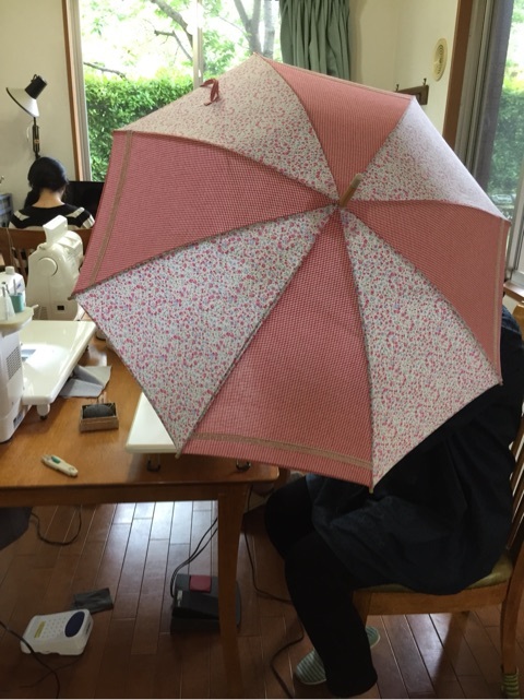 手作り日傘